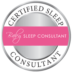 Plakietka Certified Sleep Consultant — Baby Sleep Consultant Training